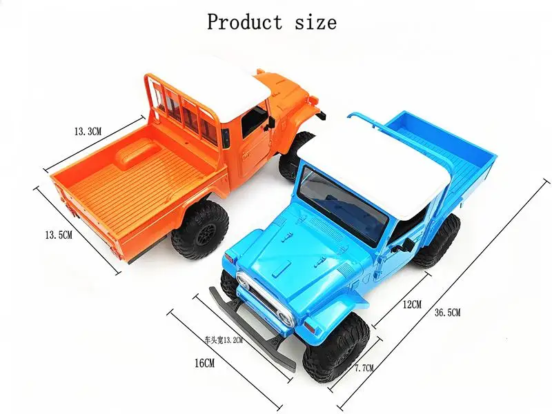 LeadingStar MN общего назначения модель MN45 RTR 1/12 2 4G 4WD RC автомобиль с светодиодный