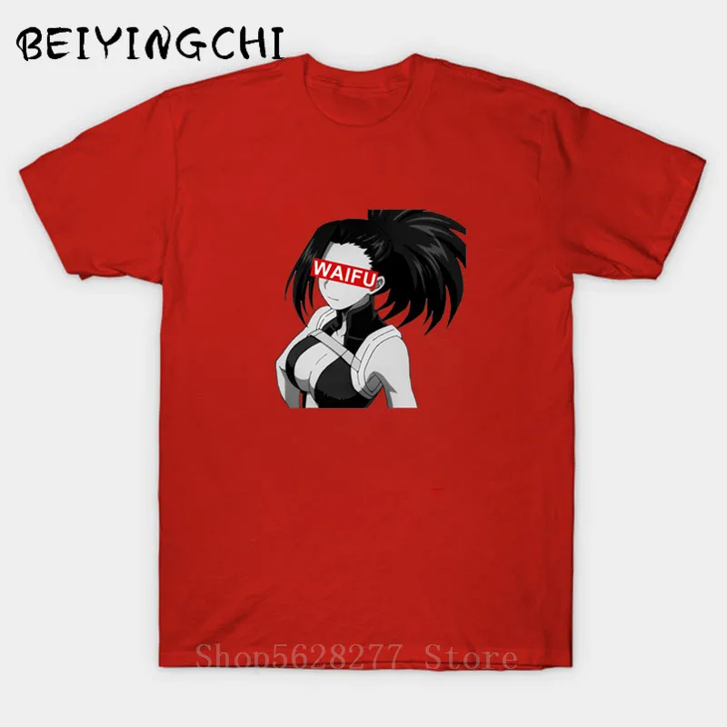 Рубашка Waifu симпатичная футболка для девушек Otaku Hentai мужская летняя хлопковая с