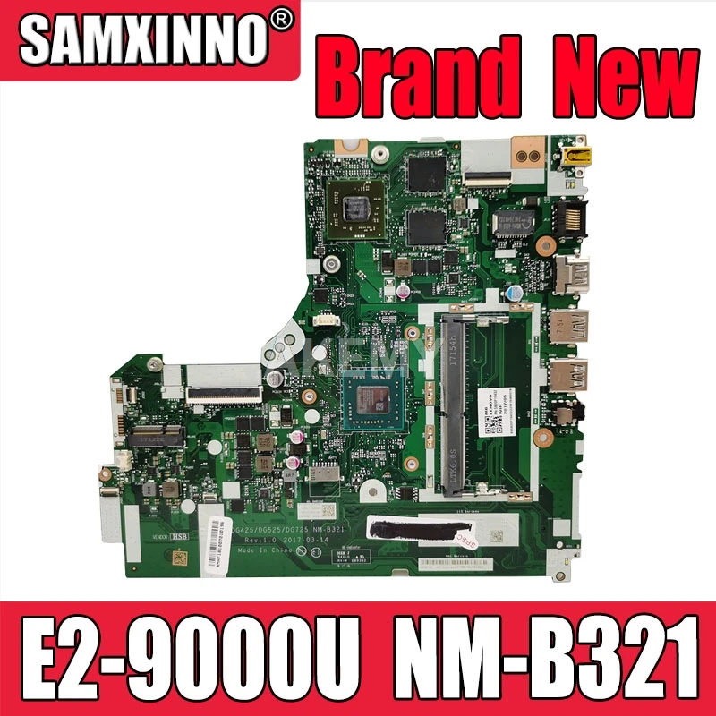 NM-B321 материнская плата для Lenovo 320-15ACL 320-15AST DG425 DG525 DG725 E2-9000U ЦП тест ОК Оригинальная