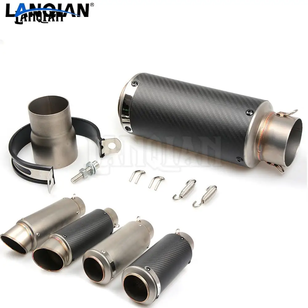 Универсальная выхлопная труба из углеродного волокна для мотоцикла HONDA CRF230F XR230