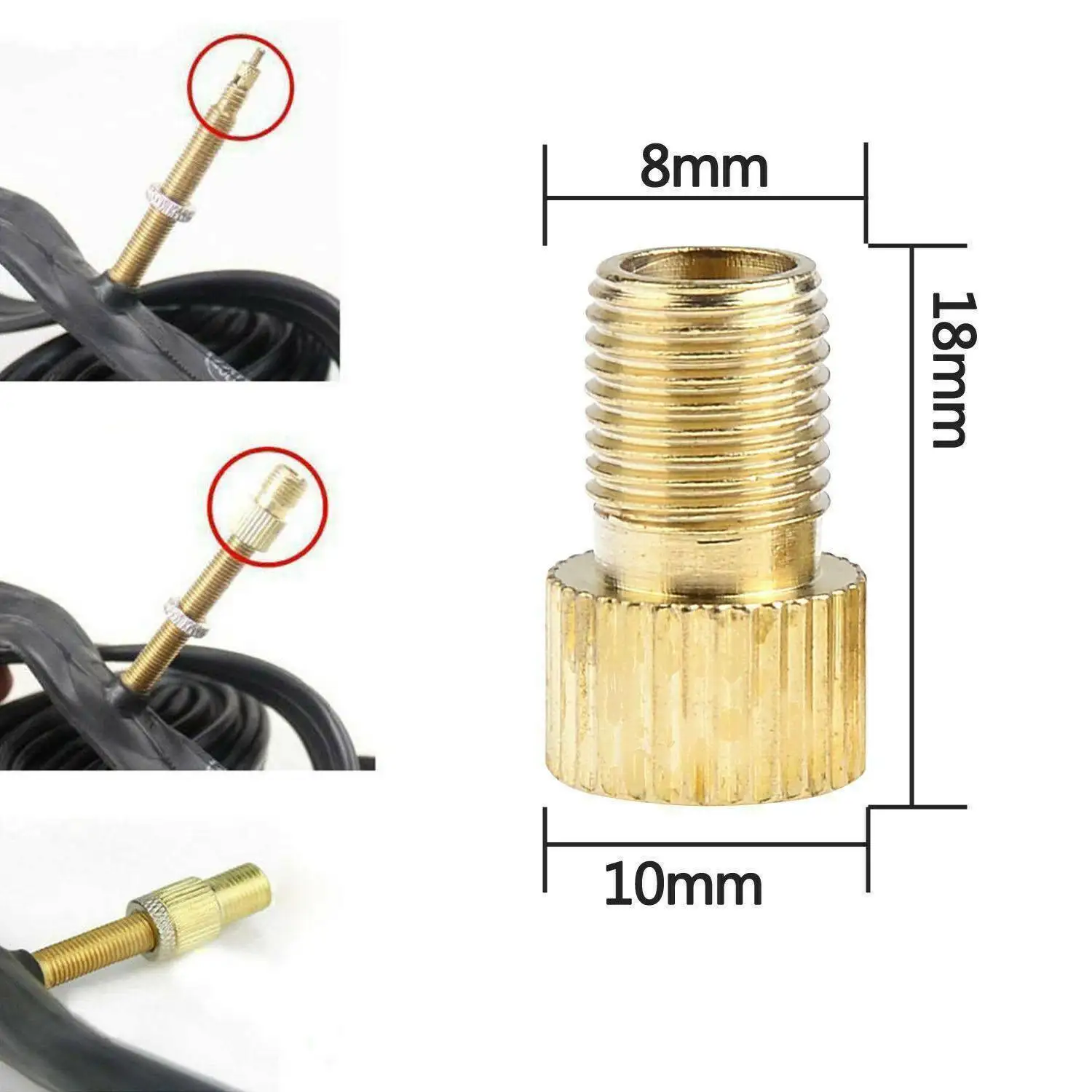 4 шт. колпачки для велосипедных клапанов из алюминиевого сплава Воздушная