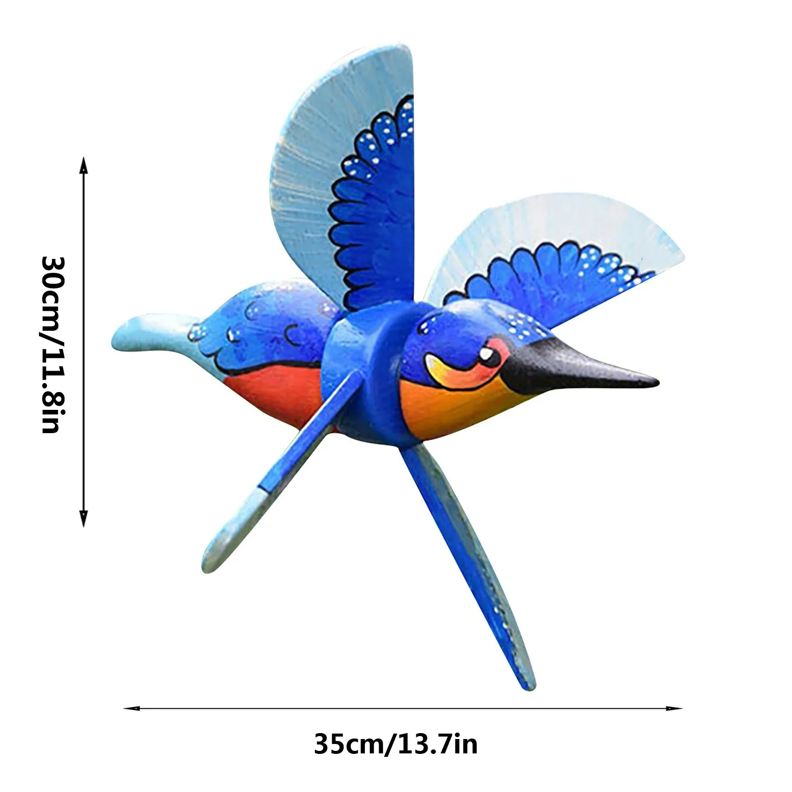 

Whirligig-asuka Series Windmill Whirly Parrots Garden Lawn Decoration Farm Yard Animal Decorative Stakes Wind Spinners