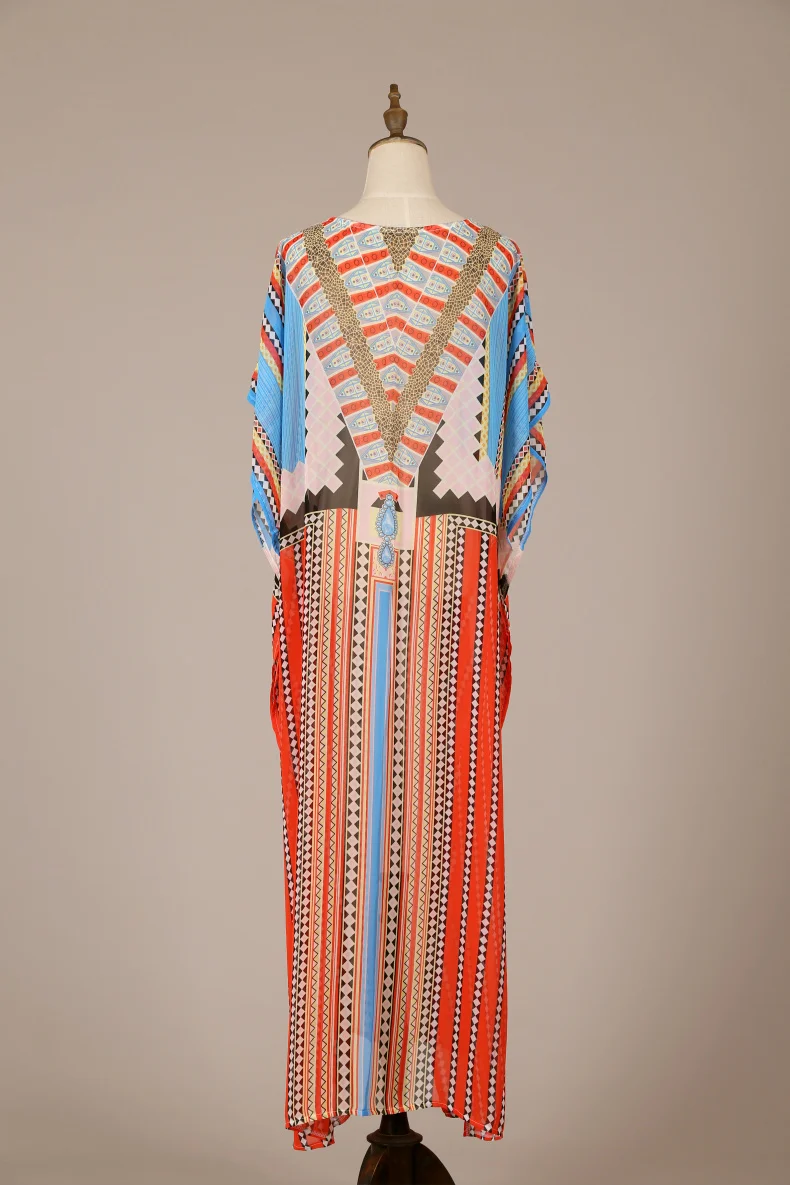 Пляжное платье оверсайз из шифона пляжный купальник накидка халат Пляжная