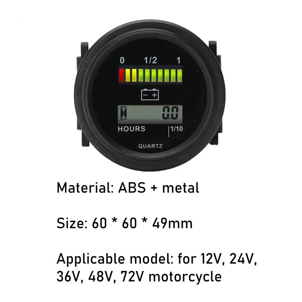 Спидометр сбрасываемый водонепроницаемый круглый цифровой счетчик часов для