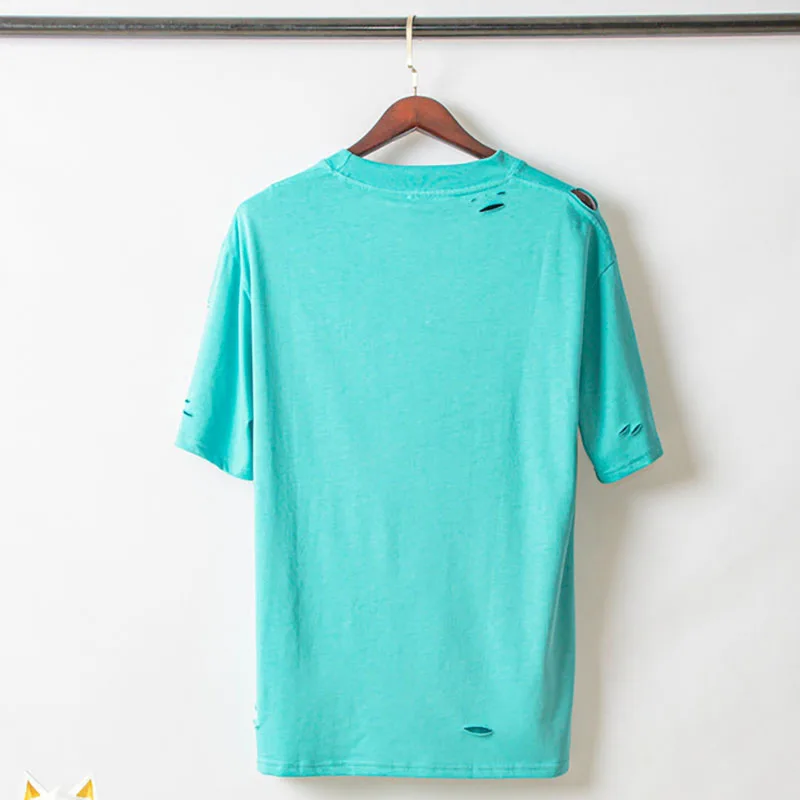 

2021 women basic 100% cotton T shirt short sleeve O neck tees ladies casual Hole tee shirt street wear top Luxury Design