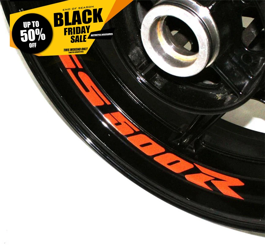 

high quality Motorcycle Wheel Sticker Decal Reflective Rim Bike Motorcycle Suitable for HONDA HORNET 600 HORNET600