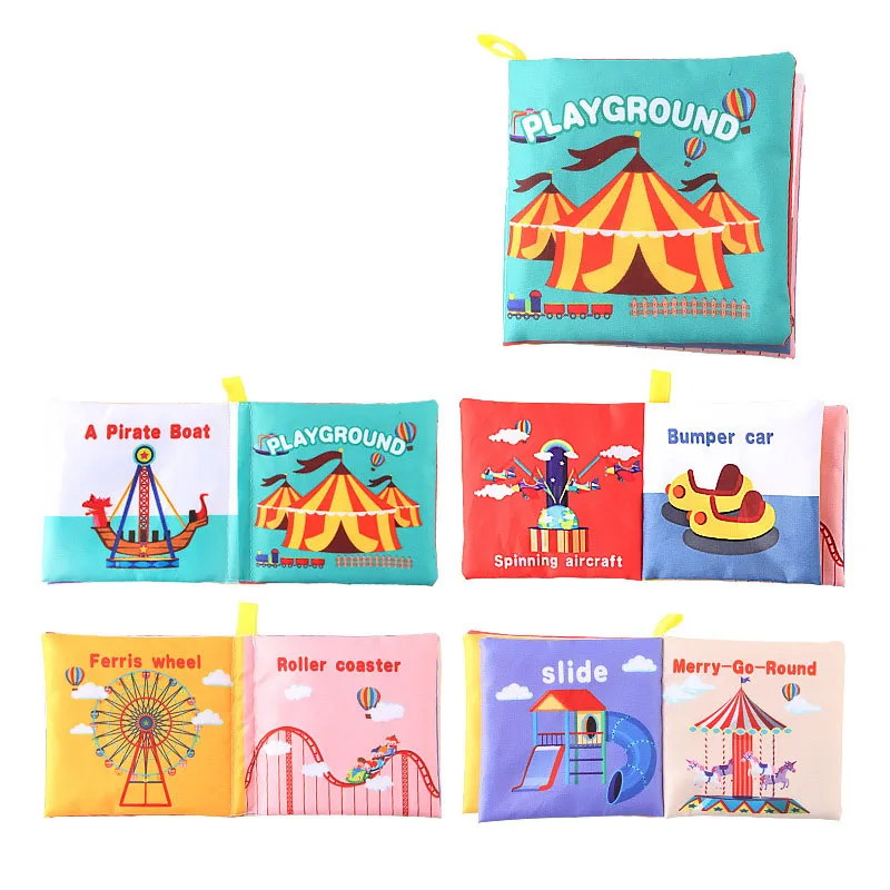 

Subbt Baby Book Soft Cloth Books Toddler Newborn Early Learning Develop Cognize Reading Education Can Be Washed Book Toys