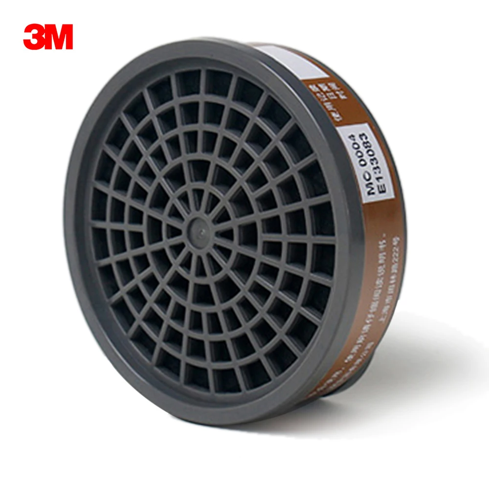 3M 3301 фильтр коробка анти-формальдегид химическая пыль спрей краска анти-вредный газ 3200 анти-вирусы защитная маска аксессуары серый