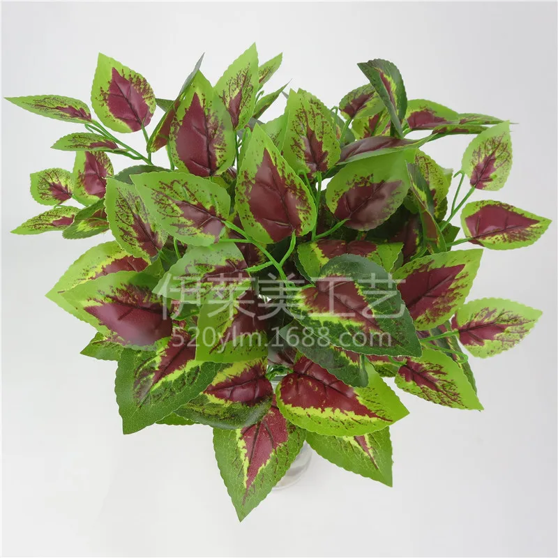 

1 шт Искусственный периллы модель красная трава со стеной из живых растений Цвет блок трава настенный искусственный трава украшения дома са...