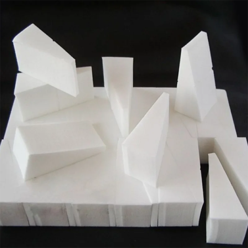 

24 шт./упак. белый порошковый наполнитель, не латексный порошковый треугольник, хлопковый коврик для лица, Очищающий средство для снятия маки...