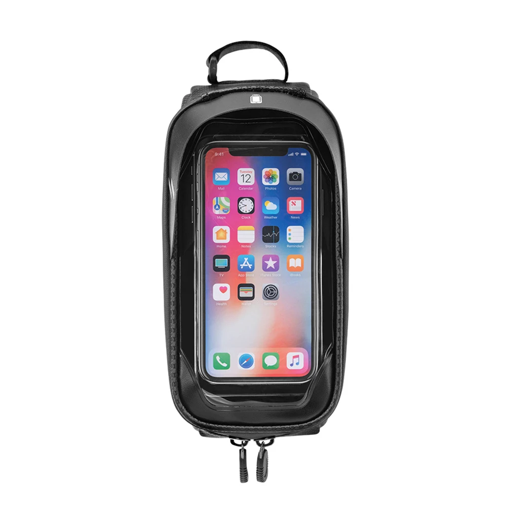 

Front Frame Hard Shell Storage Bag Mountain Bike Tube Hard Shell Bag Waterproof Bicycle Touch Screen Pannier Pouch