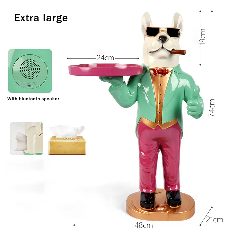 Роскошное украшение для пола в скандинавском стисветильник собаки домашнее