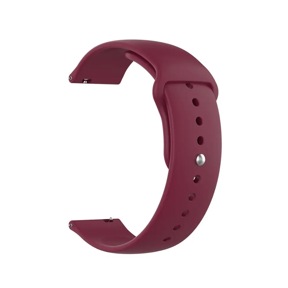 Dark red Браслет для Huami Amazfit Stratos 3& Stratos 2& Stratos Смарт-часы для Xiaomi Amazfit GTR GTS BIP Браслет спортивный ремешок - Цвет: Dark red