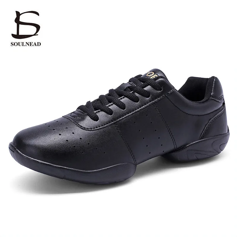 Женская обувь для аэробики мужские кроссовки с мягкой подошвой черная белая