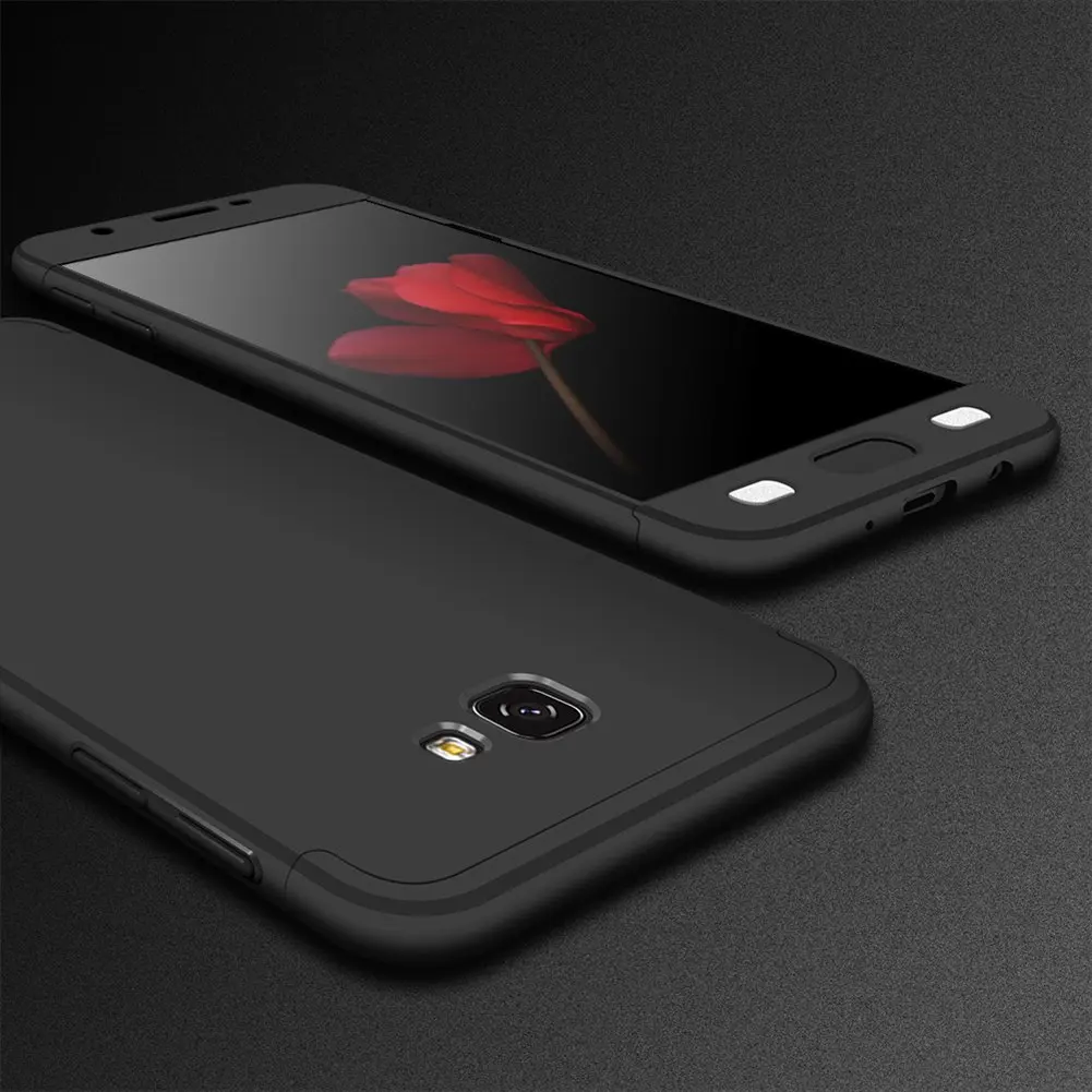 UPaitou 360 Degree Case For Samsung Galaxy J7 Prime G610F 3 in1 PC Cover J8 J6 J4 Plus J2 J3 J5 Pro 2018 |