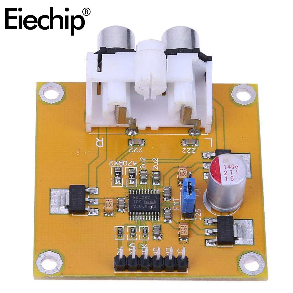 Для Raspberry Pi PCM5102 DAC декодер I2S плеер сборная плата 32 бит 384K за пределами ES9023 PCM1794