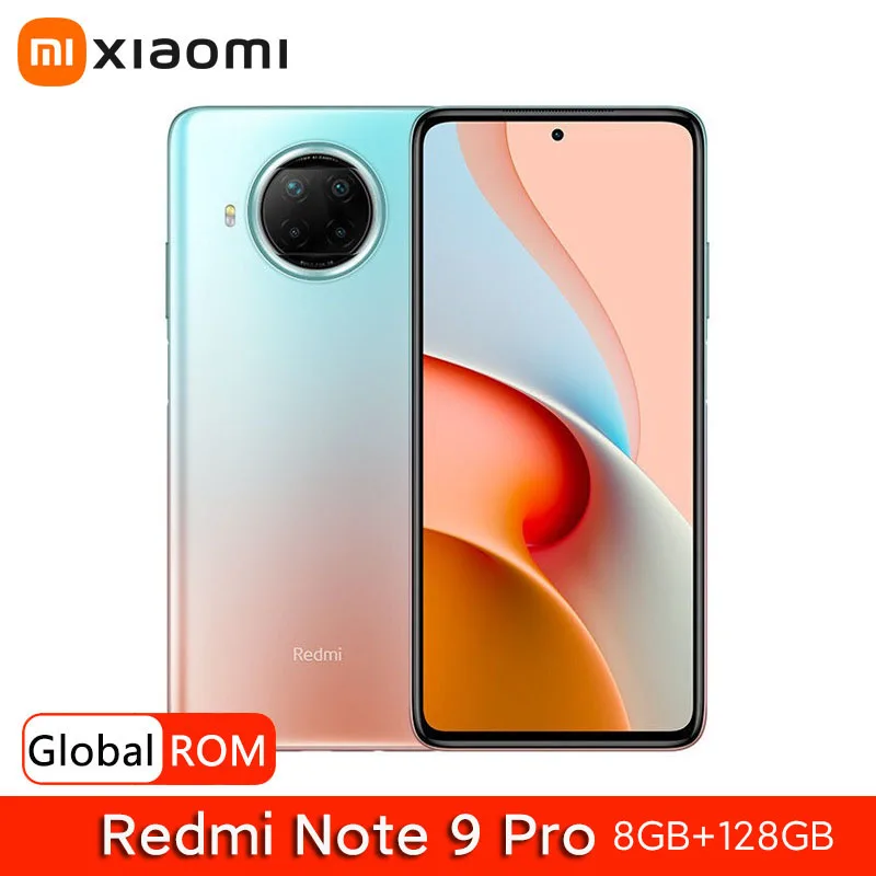 Смартфон Xiaomi Redmi Note 9 Pro глобальная прошивка 8 Гб 128 ГБ 5G дюйма Snapdragon 750G 120 Гц 108MP Quad