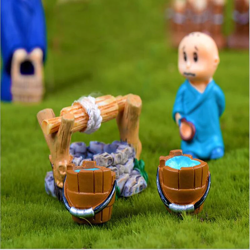 В пасторальном стиле микро Ландшафтные аксессуары чаша для вина банку стог сена