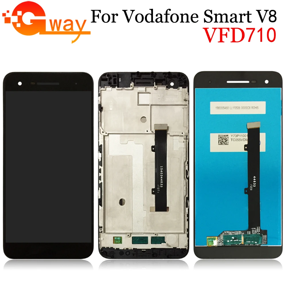 5 &quotдля Vodafone Smart V8 VFD710 VFD 710 ЖК дисплей сенсорный экран для телефона дигитайзер в