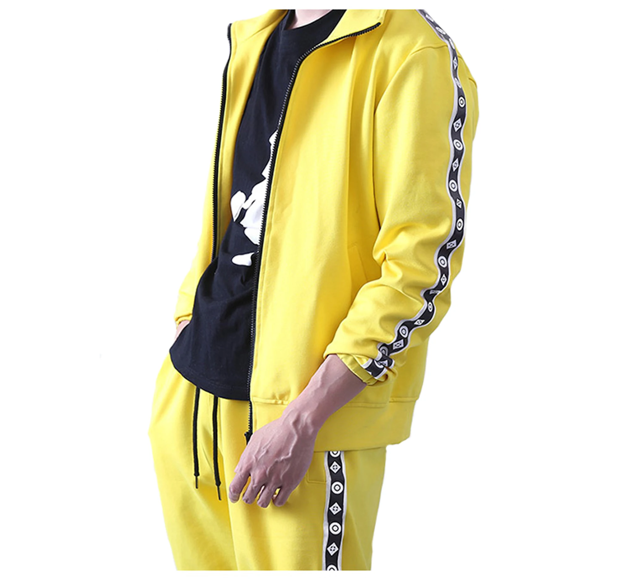 Костюм для косплея Playerunknown Battlegrounds PUBG Желтый спортивный костюм взрослых на