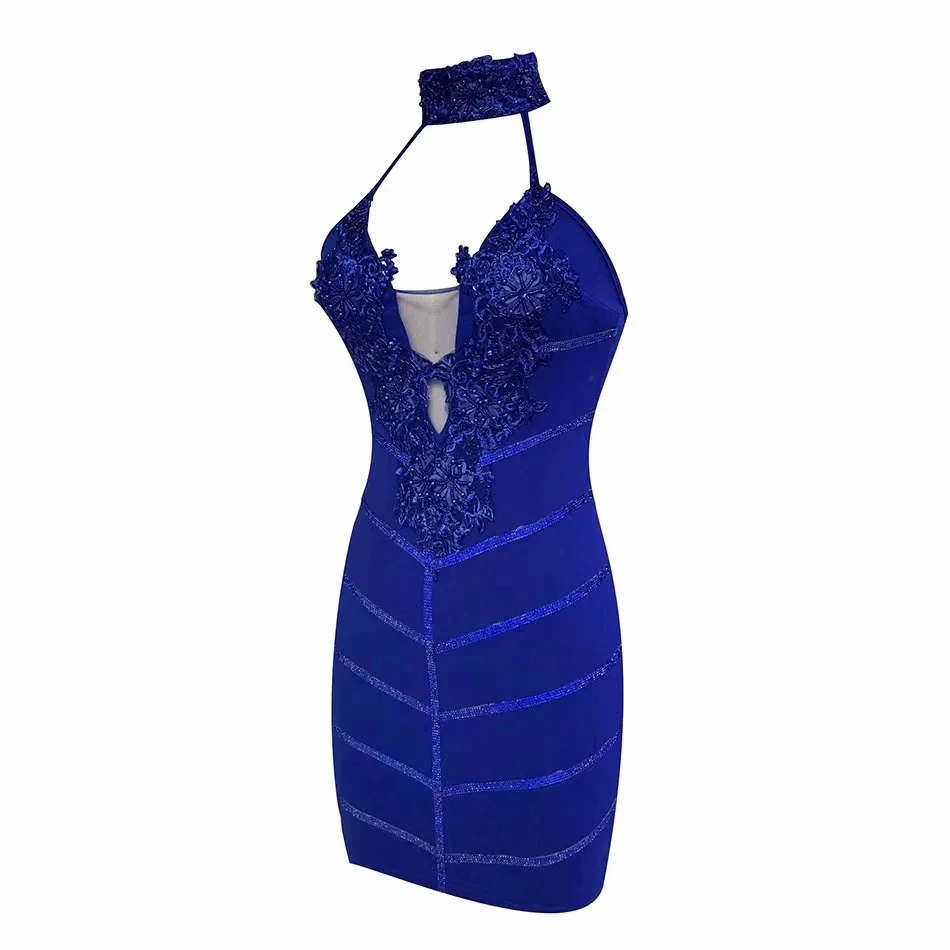 Женское платье из кружева сексуальная 2020 летние сетчатые Новые Вечерние Клубные