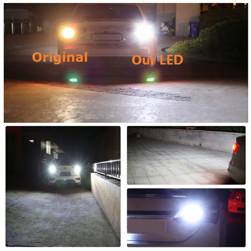 2x Led T15 W16W Led Canbus Автомобильный Обратный светильник лампа для Ford Focus 2 3 1 MK2 Fiesta Mondeo MK4 MK5 VW BMW Audi Toyota Hyundai Kia (art.: 3a35bc1e182) - 3a35bc1e182