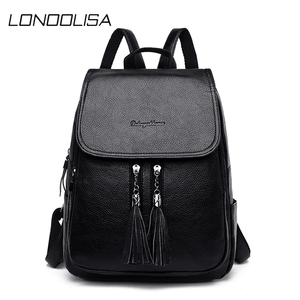 Модные женские рюкзаки 2020 кожаные Женский Школьный рюкзак сумки на плечо для