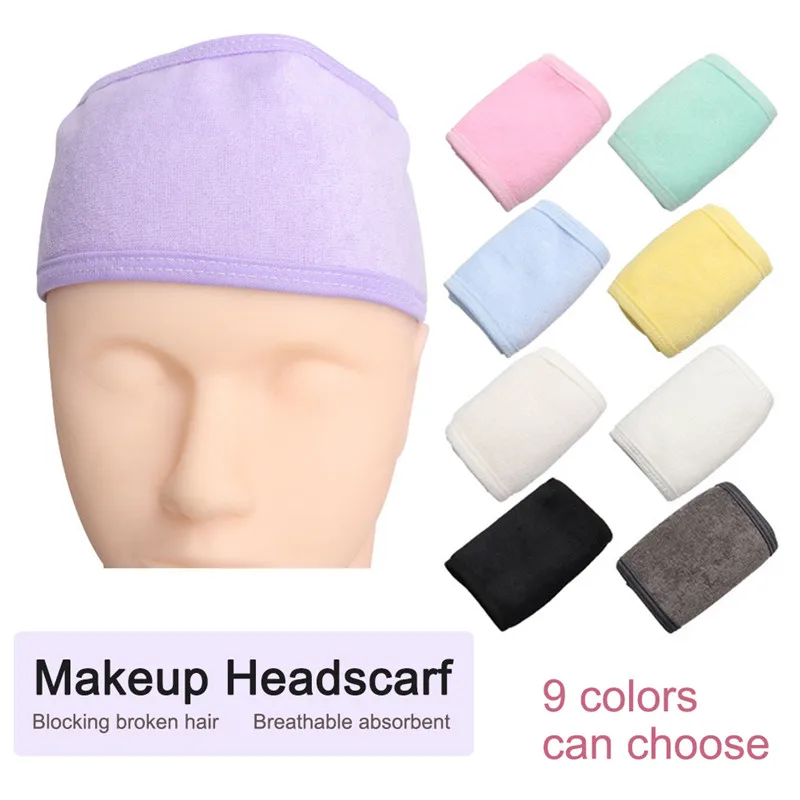 Накладные ресницы спа головная повязка для лица макияж на голову махровая ткань