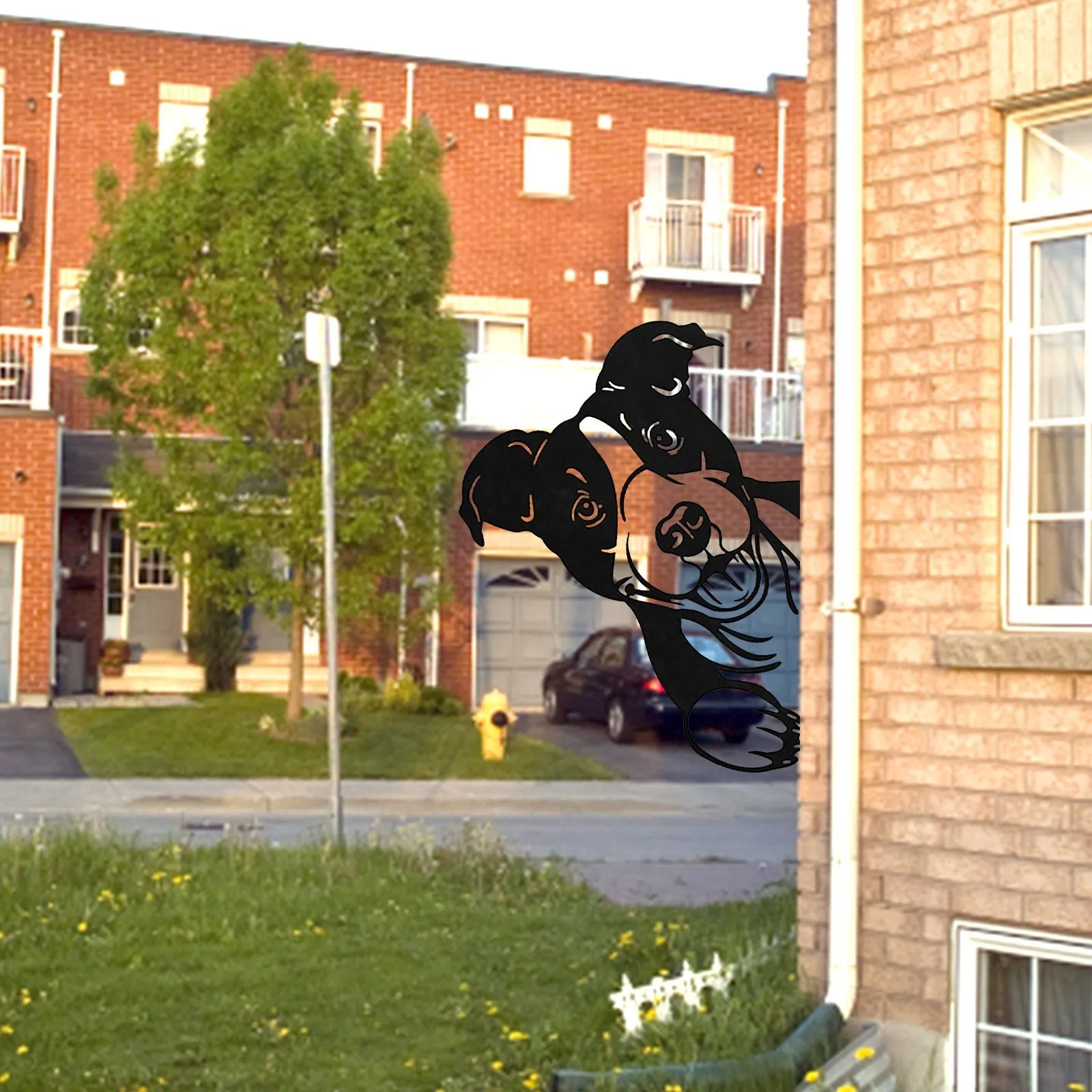 Металлическая уличная подвеска в виде животного крупного рогатого скота | Дом и