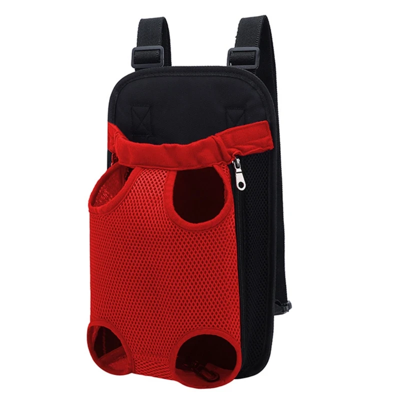

Adjustable Pet Front Cat Dog Carrier Backpack Travel Bag Legs Out Easy-Fit