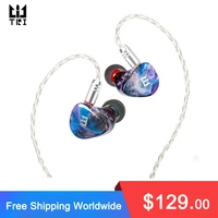 tri starsea 2ba1dd driver unit in ear earphone hifi sport music headset with 0 78mm 2 pin connector tri