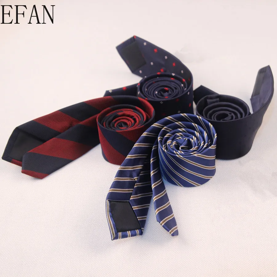 6 см Для мужчин Темно-синие Галстуки для жениха Тонкий шеи галстуки свадьба