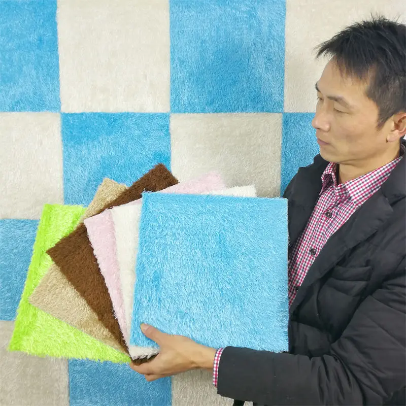 Мягкие пушистые настенные Стикеры подходят для семейного использования