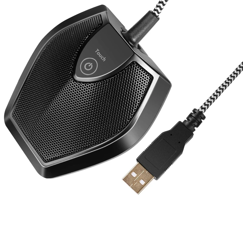 Настольная Конференц запись контактный микрофон сенсорный выключатель