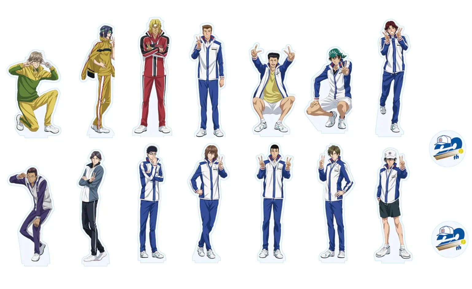 Новый Принц тенниса Tezuka Kunimitsu Fuji Syusuke Seiichi Yukimura Косплей акриловая фигурка стенд фигурка 9392 коллекционная игрушка