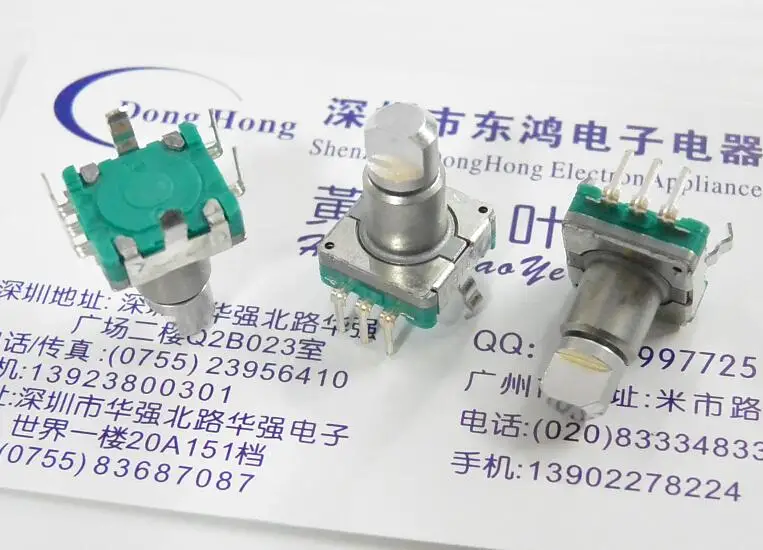 Японский ALPS Alps EC11 программируемый переключатель 30 находится на 15 импульсных вал