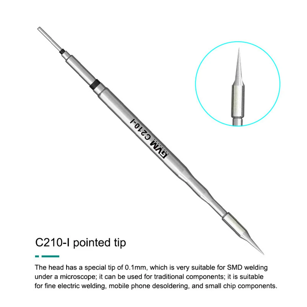 GVM C210 Soldering Iron Tips and Heating Core Integrated Design for JBC ...