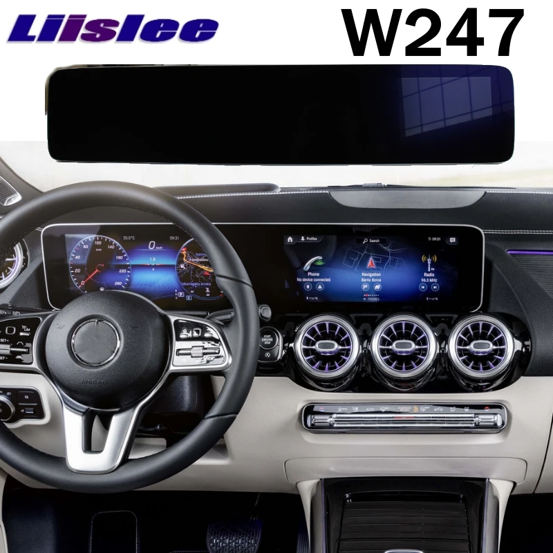 Liislee Car Multimedia Player NAVI For Mercedes-Benz B-Class W247 2018 2019 2020 Radio GPS MAP Large Screen Navigation | Автомобили и