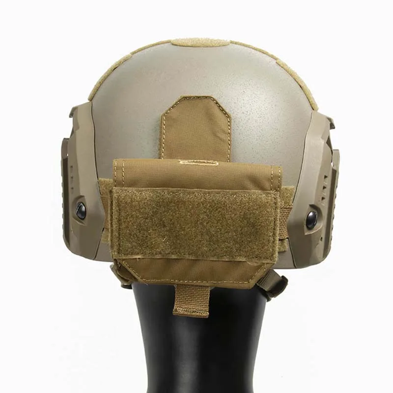 RG/CB/MC Tactical Helmet Battery Pouch Case Helmet Paste Attached Pouch Battery Storage Bag