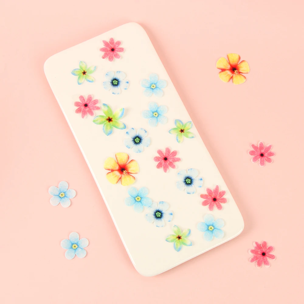 50 шт. съедобные цветы для украшения тортов | Дом и сад