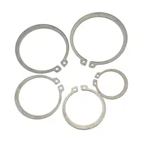 10PCS GB894 M19-M75 Gourd Type Washer 304 Stainless Steel C-type Elastic Ring External Circlip Snap Retaining For Type A Shaft
