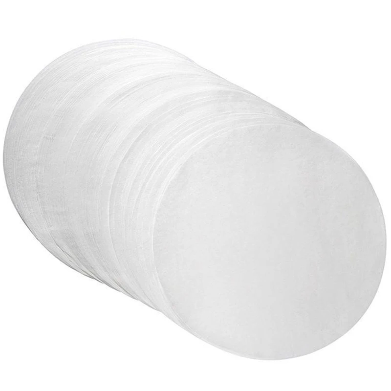 500Pcs Round Oil Paper Baking Tray Biscuit High Temperature Barbecue Silicone Steamer | Дом и сад