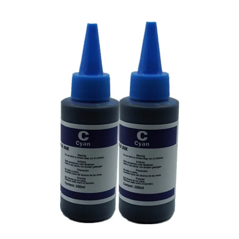 100ML 2C Цвет набор заправки чернил, красителей Наборы для Epson BX625FW BX630FW BX635FWD BX925FWD BX935FWD WF-7015 WF-7515 WF-7525 принтер - Цвет: 100ML 2C