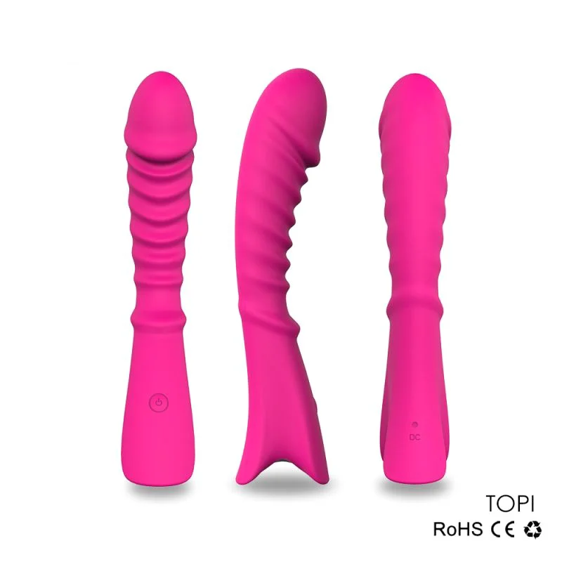USB 10 Частота G Spot AV вибратор телескопическая Массажная ручка с резьбой для зарядки