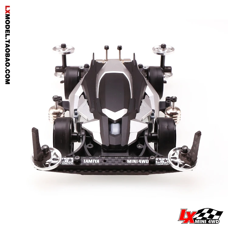 Tamiya 1/32 Ремонт Mini 4WD Pro автомобильный комплект MA шасси DCR-01 серебристый черный