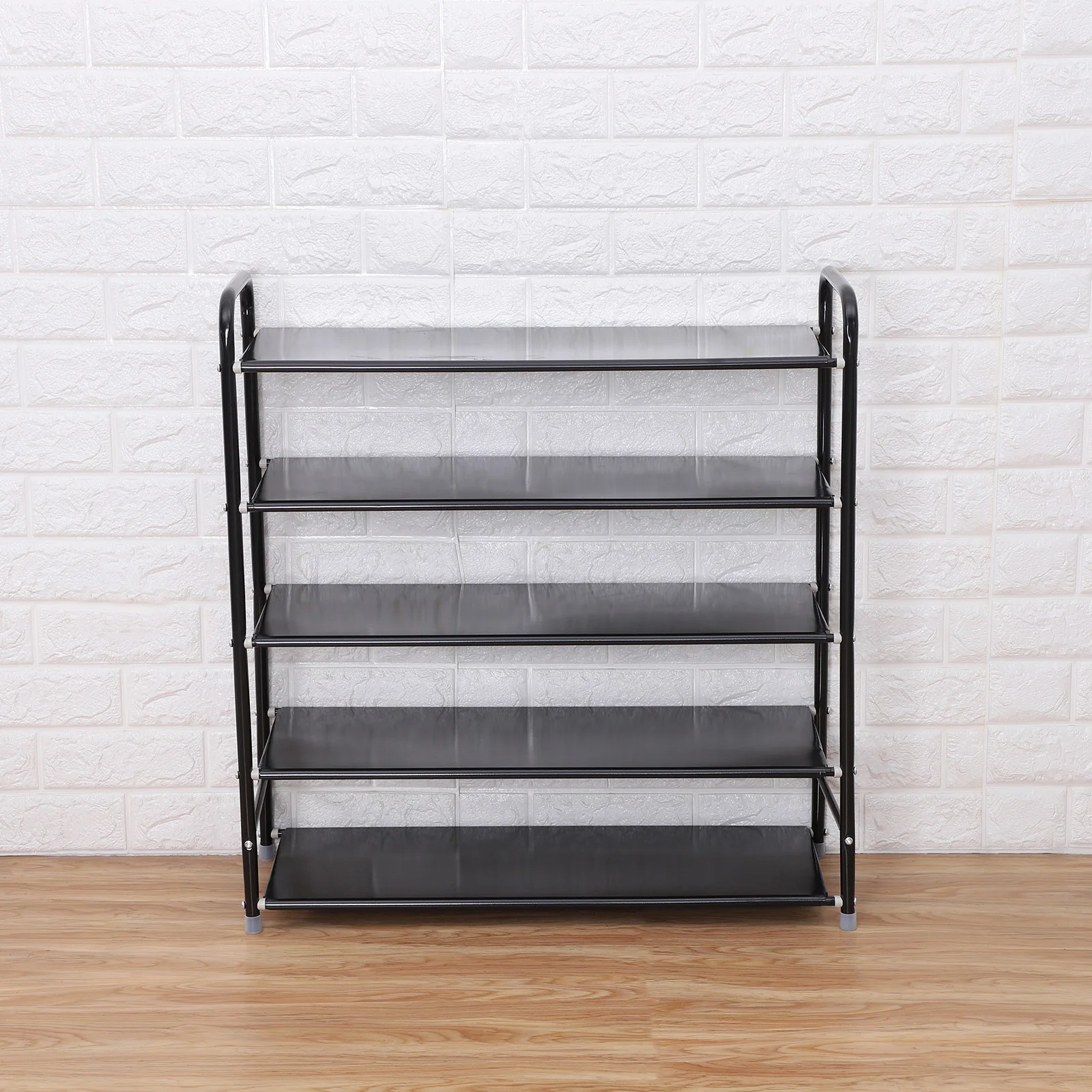 Стеллаж-органайзер для обуви CellDeal 6 уровней с ручкой чёрный современный домашний