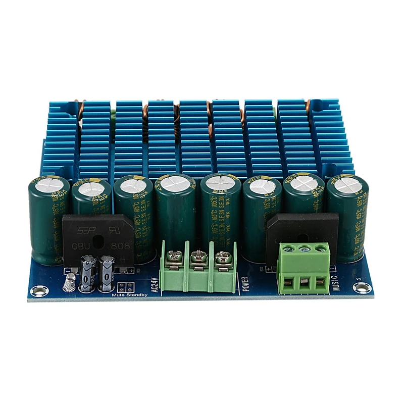 Высокая Мощность цифровой аудио усилитель доска 2X420W TDA8954TH переменного тока 24V 30V
