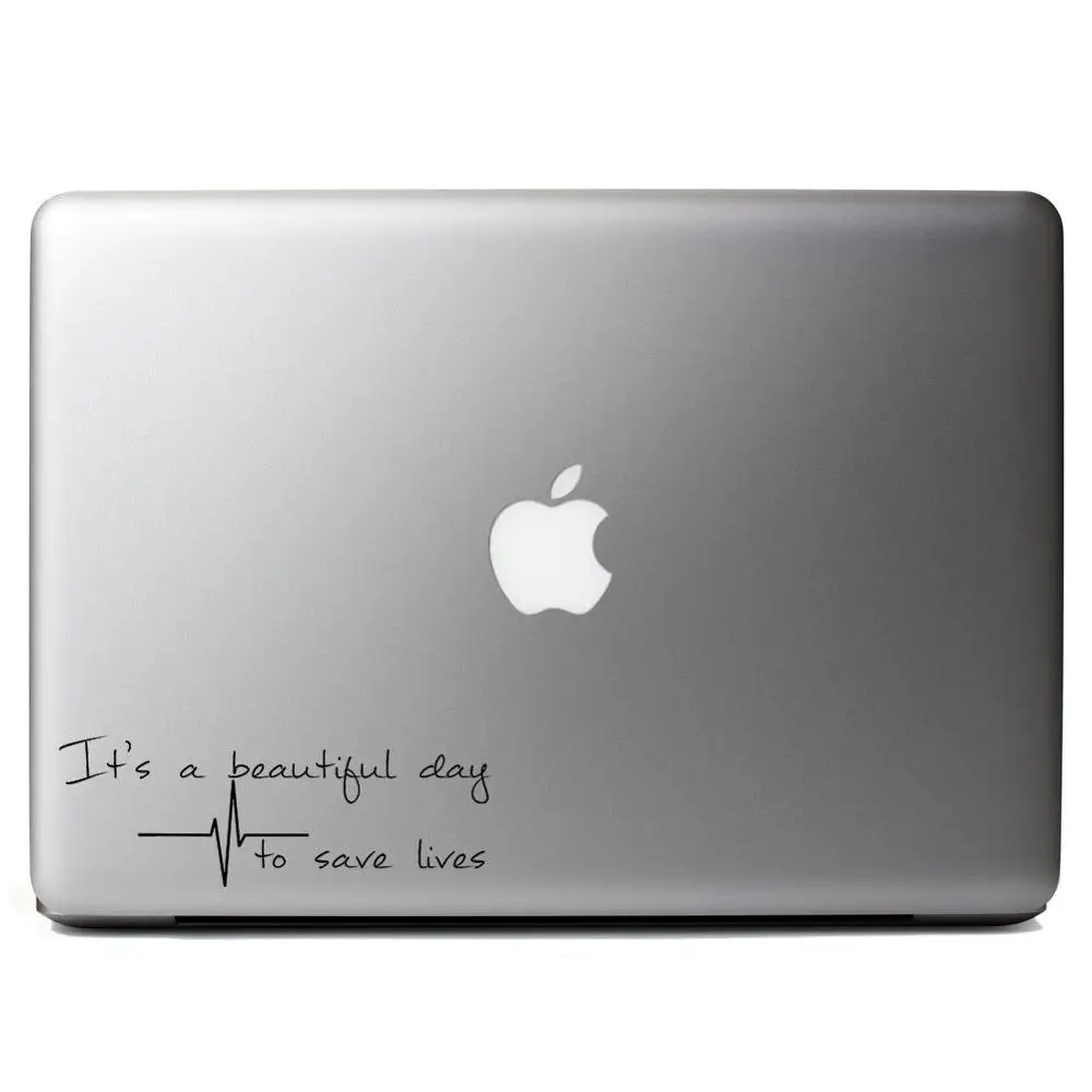 I02 IT красивая наклейка дней для Apple Macbook Pro Air retina виниловая записная книжка