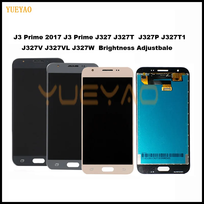 ЖК дисплей для SAMSUNG GALAXY J327 сменный сенсорный экран J3 Prime 2017 Emerge 2nd j327W J327V J327T