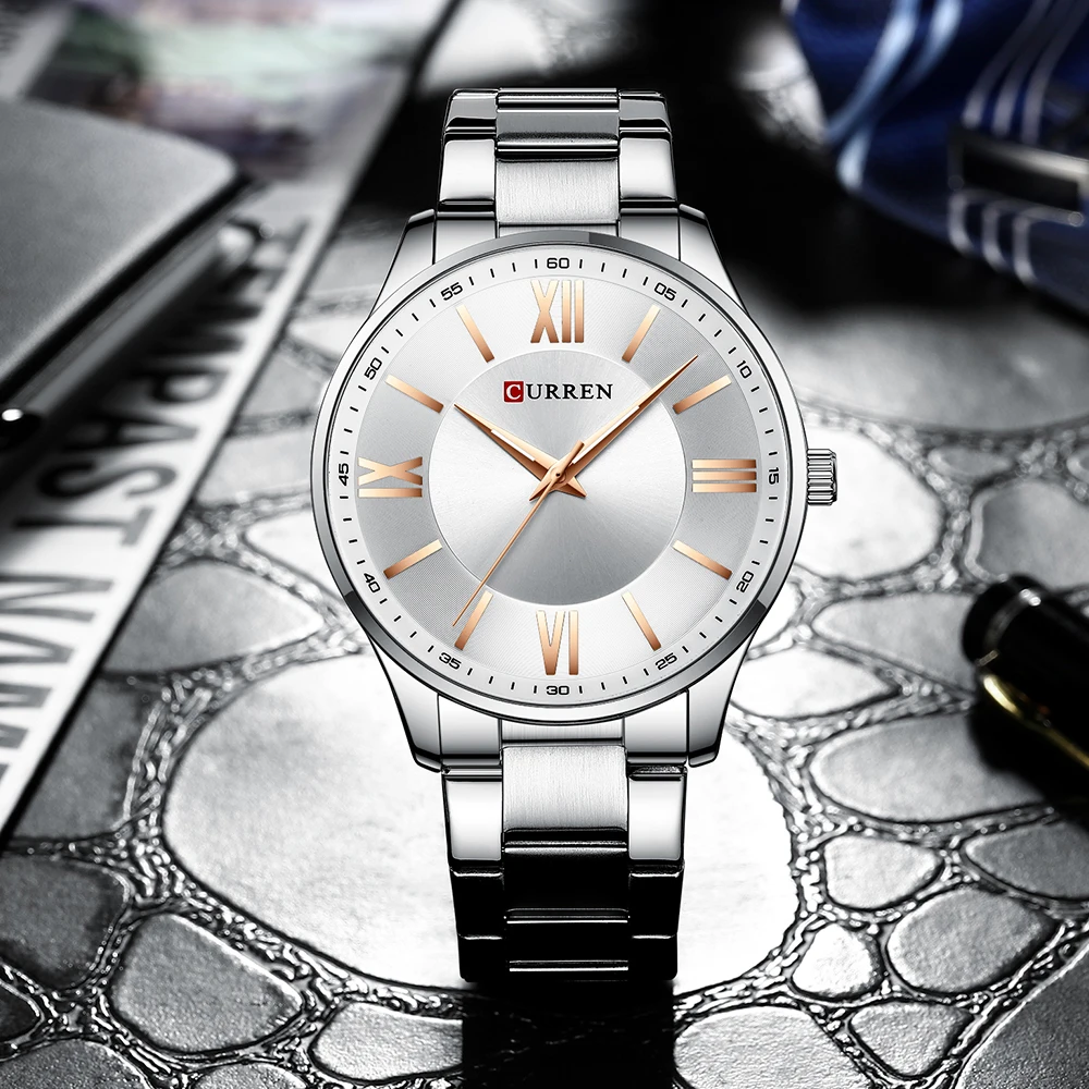 Часы мужские унисекс водонепроницаемые ультратонкие со стальным ремешком |